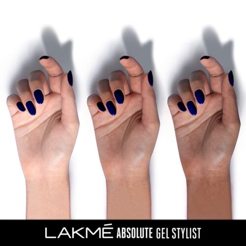 LakmÃ© Absolute Gel Stylist Nail Color, Deep Sapphire, 12ml-11298