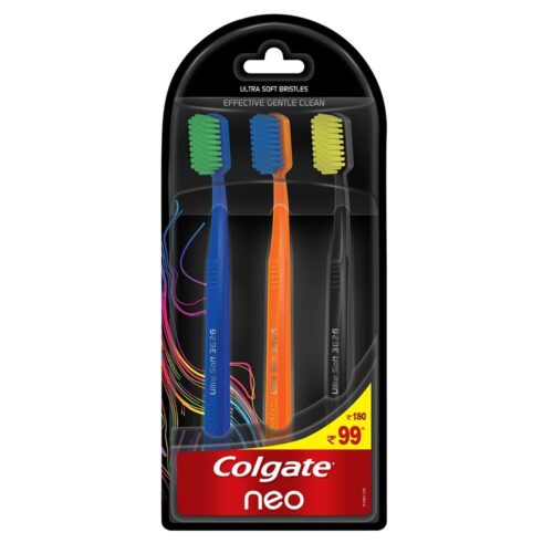 Colgate Neo 3626 Bristles Ultra Soft Toothbrush - 3 Pcs-0