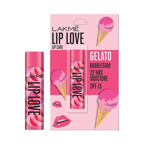 Lakme Lip Love Gelato Lip Balm - Pink, Bubblegum, 5 g-0