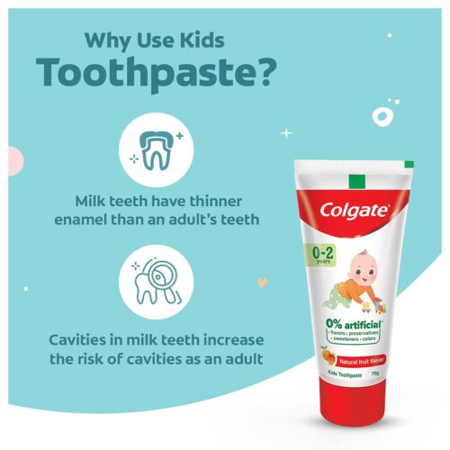 Colgate Toothpaste for Kids (0-2 years) 70g-11421