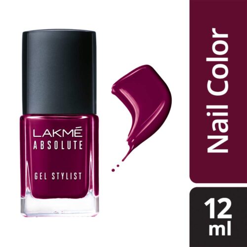 Lakme Absolute Gel Stylist Nail Color, Royalty, 12ml-11506