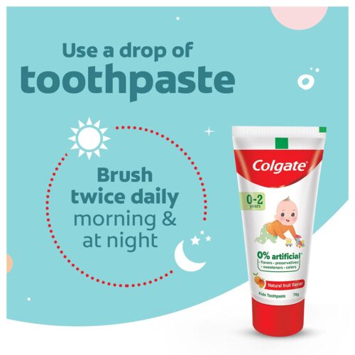 Colgate Toothpaste for Kids (0-2 years) 70g-11423