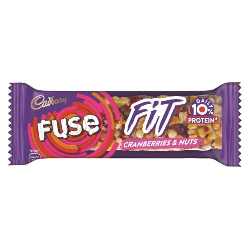 Cadbury Fuse Fit Cranberry and Nuts 41g-0