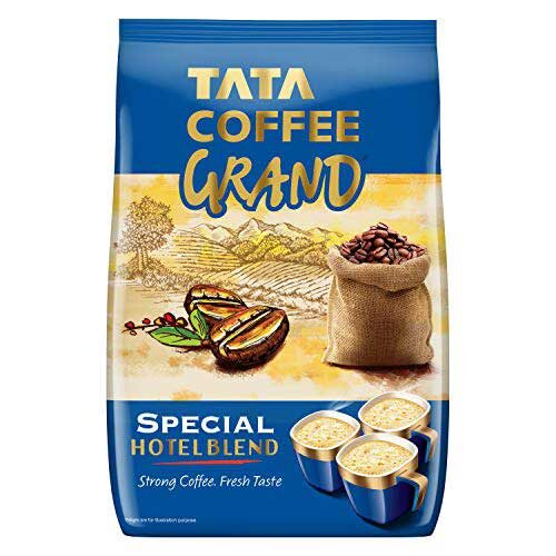 Tata Grand Special Hotel Blend Instant Coffee, 1Kg (5x200g)-0