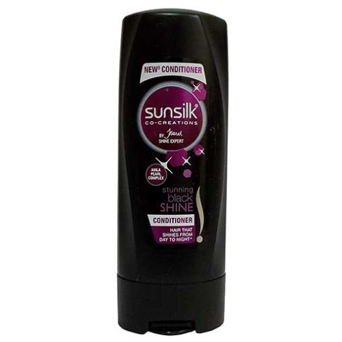 Sunsilk Hair Conditioner - Stunning Black Shine, 80ml Bottle-0