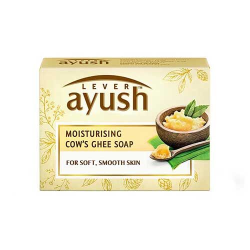 Lever Ayush Moisturising Cow'S Ghee Soap 100 g-0