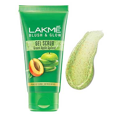 Lakme Blush & Glow Green Apple Apricot Scrub,100g-0