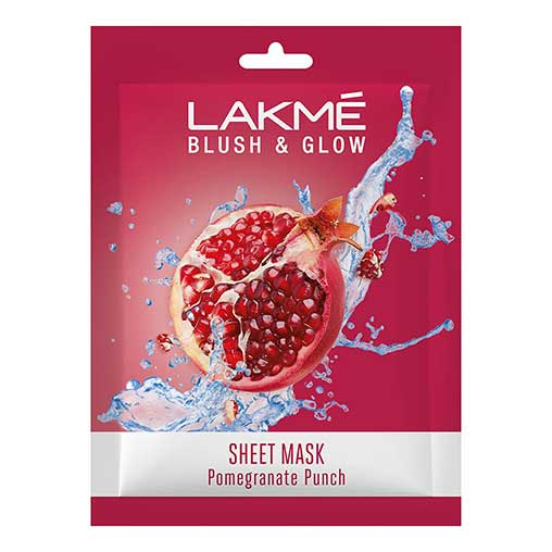 Lakmé Blush & Glow Pomegranate Sheet Mask, 25ml-0