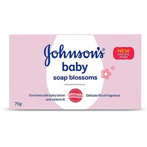 Johnsonâ€™s Baby Soap Blossoms with New Easy Grip Shape, 75g-0