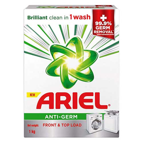 Ariel Anti Germ Detergent Powder, 1Kg-0