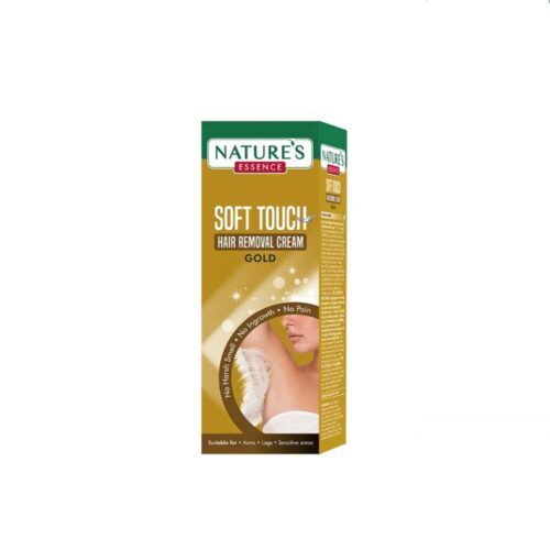 Natures Essence Soft Touch Hair Removal Cream - Gold, 50 gms, White-0