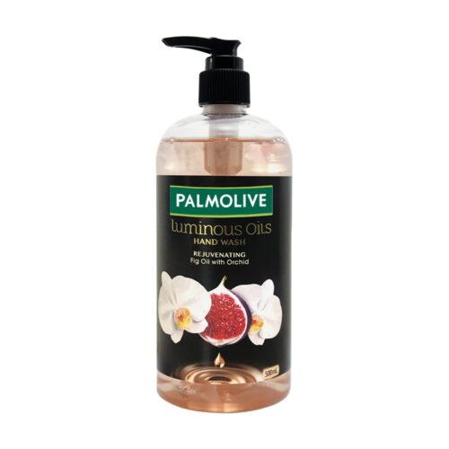 Palmolive Luminous Oils Rejuvenating Liquid Hand Wash, Dispenser Bottle with Fig Oil and White Orchid Extracts, 500ml-0