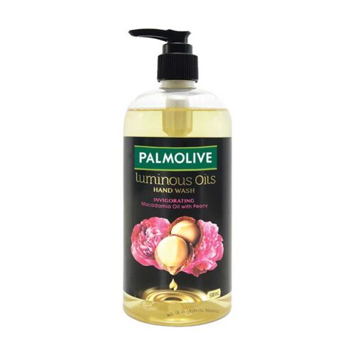 Palmolive Luminous Oils Invigorating Liquid Hand Wash, Dispenser Bottle with Macadamia Oil and Peony Extracts, 500ml-0