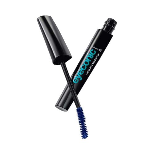 Lakme Eyeconic Curling Mascara, Blue, Waterproof Mascara with Smart Curl Brush for Voluminous Lashes - Smudge Proof Eye Makeup, 9 ml-0