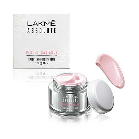 Lakme Absolute Perfect Radiance Brightening Light Day Cream 50 g, SPF 20 PA++, Daily Illuminating Face Moisturizer for Glowing Skin - Ultra Lighweight-0