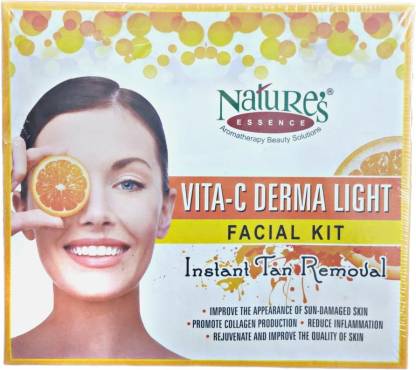Natures Essence Vita -C Derma Light Facial Kit - 500 GM + 50 ML (6 x 91.67 g)-0