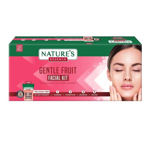 Natures Essence Gentle Fruit Facial Kit 3 Use, White, 1 count, 60 gm-0