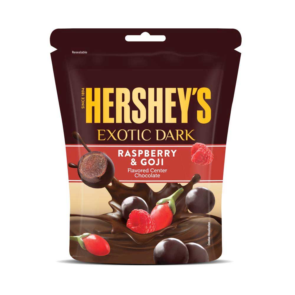 Hershey's Exotic Dark Raspberry & Goji Chocolate, 100 g-0