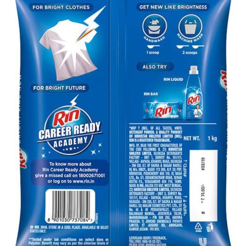Rin Detergent Powder 1 kg-11700