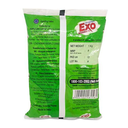 Exo Touch & Shine Lemon Zest Dish Wash Powder 1Kg-11956
