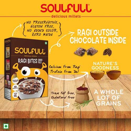 Soulfull Ragi Bites, Choco Fills, 250g-11796