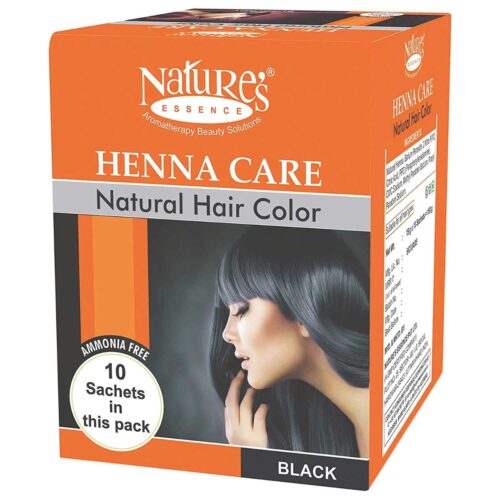 Natures Essence Henna Care Natural Hair Color Black, 150 g-0
