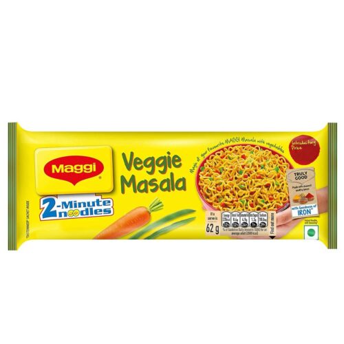 Maggi 2-Minute Veggie Masala Noodles, 248g-0