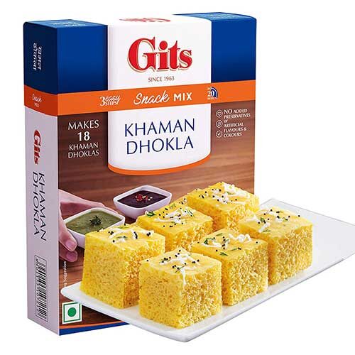 Gits Instant Khaman Dhokla Premix, 200g-0