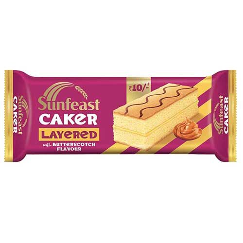 Sunfeast Caker Layered with Butterscotch Flavour, 17g-0