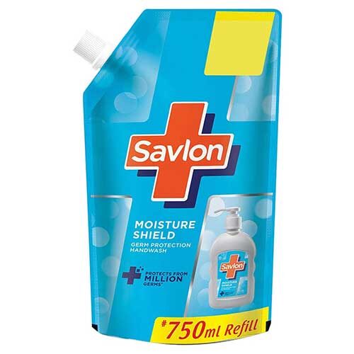 Savlon Moisture Shield Germ Protection Liquid Handwash Refill Pouch, 750ml-0