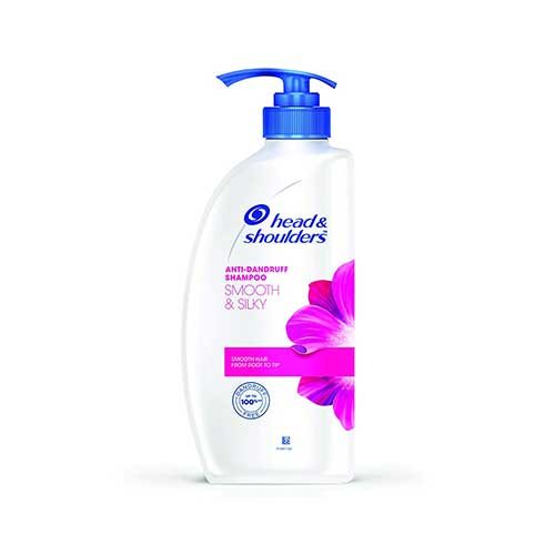 Head & Shoulders Smooth and Silky Anti Dandruff Shampoo, 650ml Buy 1 Get 1-0