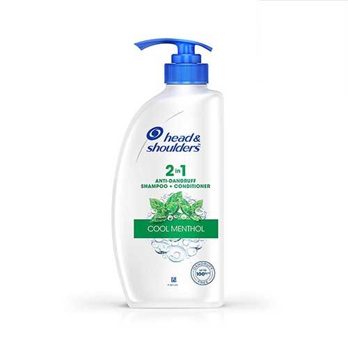 Head & Shoulders 2-in-1 Cool Menthol Anti Dandruff Shampoo + Conditioner, 650ml Buy 1 Get 1-0