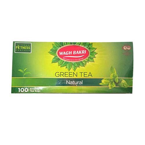 Wagh Bakri Good Morning Green Tea Green Natural 100 Tea Bag-0