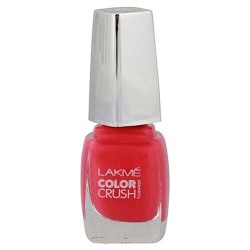 Lakme True Wear Color Crush Nail Color, Pink 21, 9ml-0