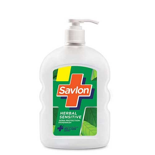 Savlon Herbal Sensitive pH balanced Liquid Handwash, 500ml-0
