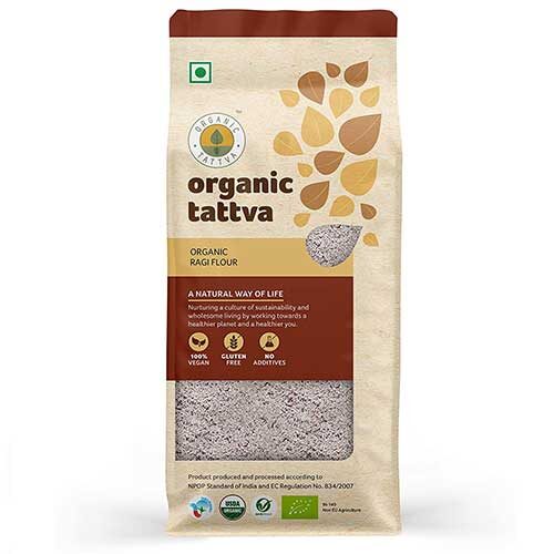 Organic Tattva Ragi Flour, 500g-0