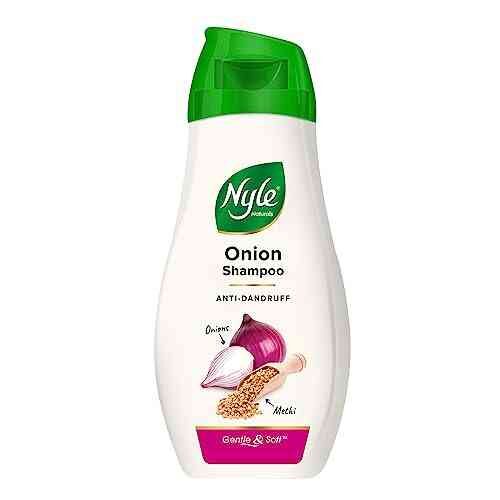 Nyle Naturals Anti Dandruff 2 In1 Shampoo With Active Conditioner With Onion and Methi Gentle and soft shampoo 180ml