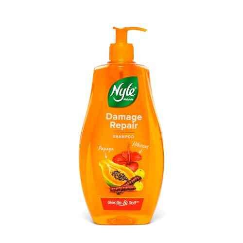 Nyle Naturals Damage Repair Shampoo With Papaya Hibiscus and Shikakai 800ml