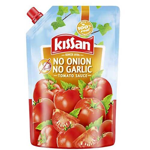 Kissan No Onion No Garlic Tomato Sauce, 450g-0
