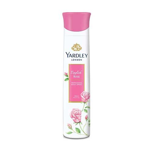 Yardley London English Rose Body Spray For Women, 150ml-0