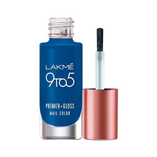 Lakme 9to5 Primer Gloss Nail Colour, BlueOcean, 6ml-0