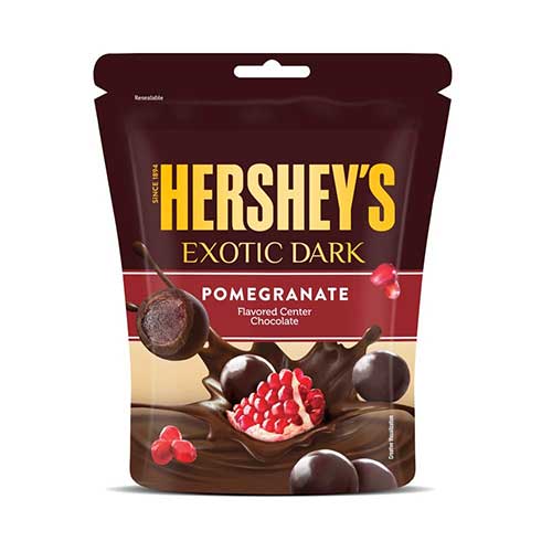 Hersheys Exotic Dark Pomegranate Chocolate, 100 g-0