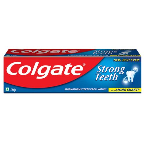 Colgate Strong Teeth Toothpaste with Amino Shakti, 150g-0