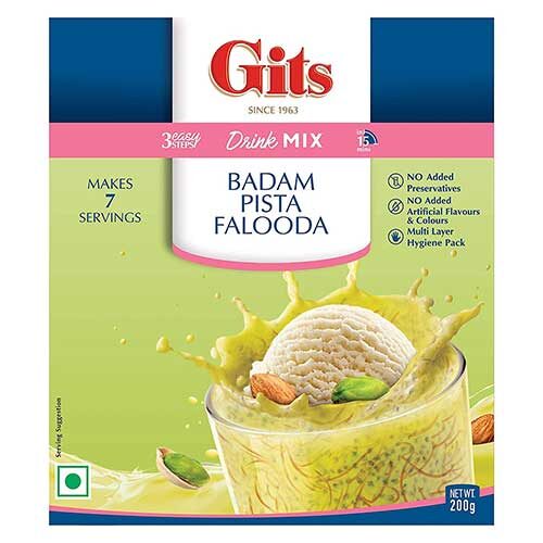 Gits Falooda Mix, Badam and Pista, 200g-0