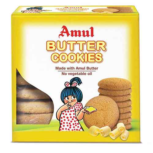 Amul Cookies - Butter, 200 g-0