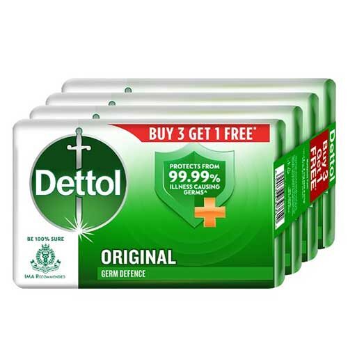 Dettol Original Germ Defence Soap Bar, 4x125g-0