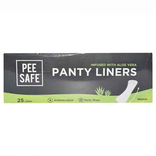 Pee Safe Aloe Vera Panty Liners For Women ,25liners-0