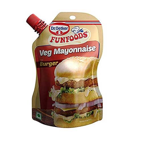 Dr.Oetker Funfoods Veg Mayonnaise Burger 100g-0