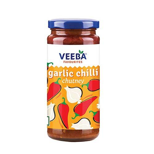 Veeba Garlic Chilli Chutney, 250g-0