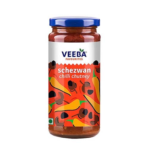 Veeba Schezwan Chilli Chutney, 250g-0